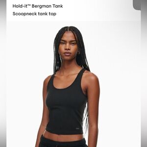 Aritzia Hold-it™ Bergman Tank (black, heather grey, and grey)